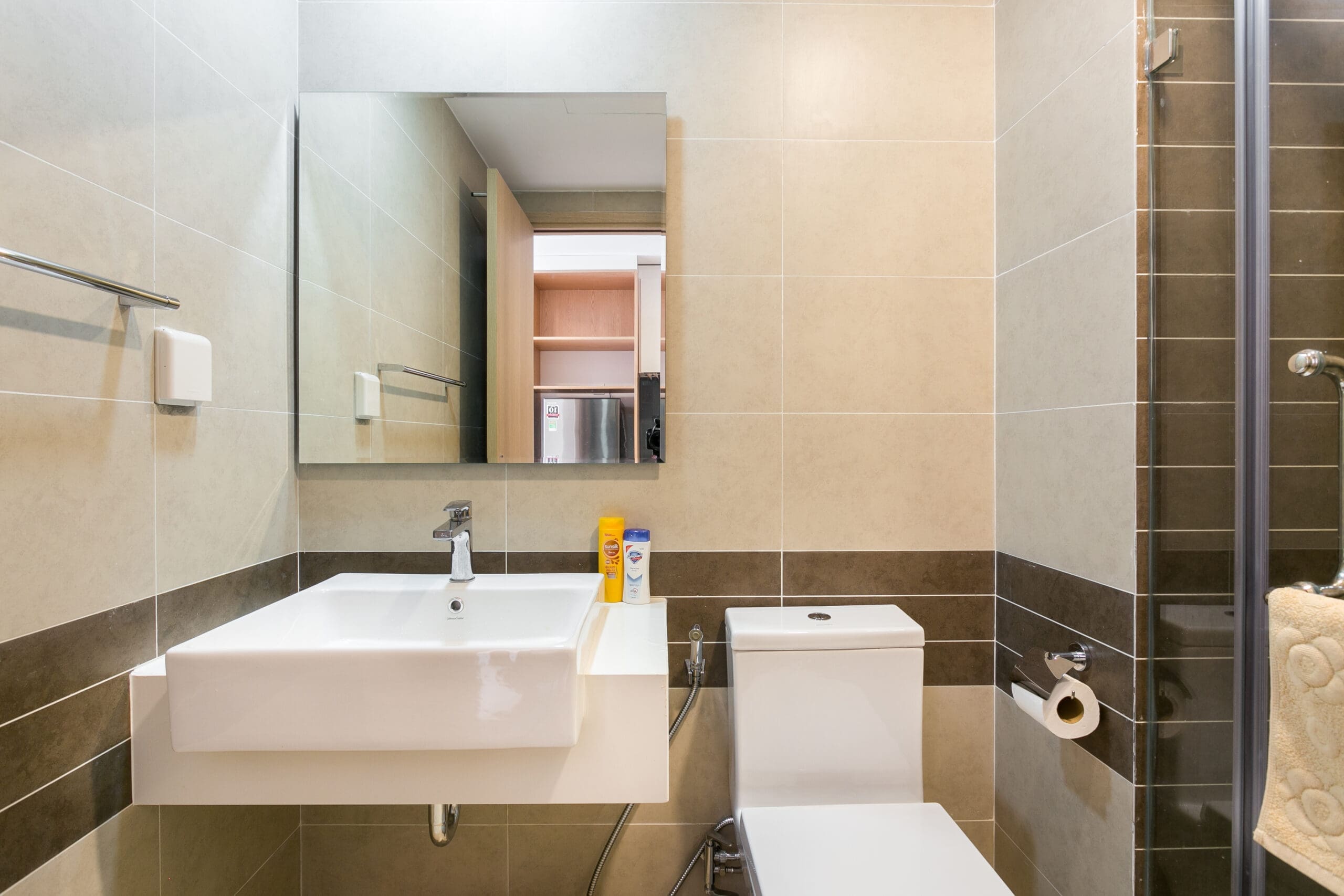 Private Bathroom in RiverGate Residence Studio Apartment