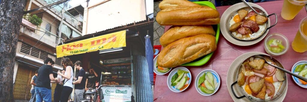Bánh Mì Hòa Mã – tiệm bánh mì chảo nổi tiếng hơn 60 năm ở Sài Gòn