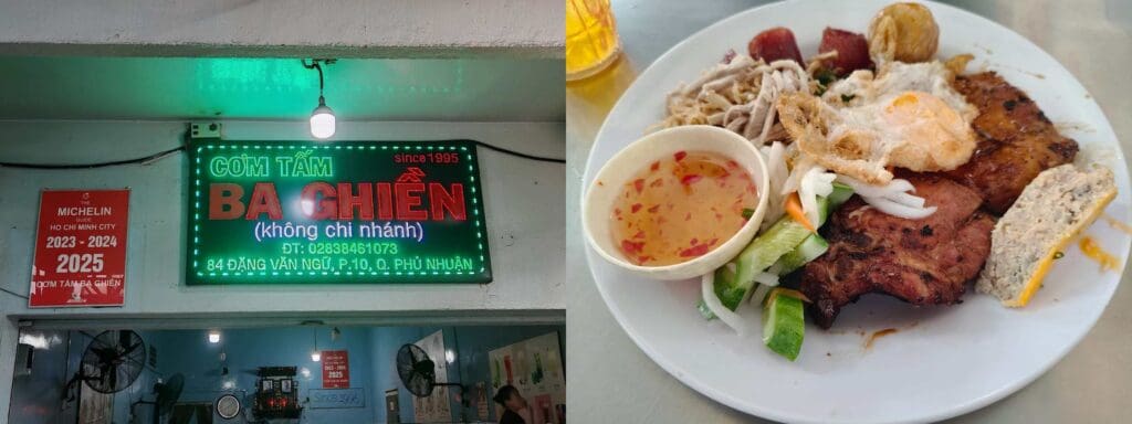 Cơm tấm Ba Ghiền – tiệm cơm tấm duy nhất Việt Nam đạt Bib Gourmand Michelin