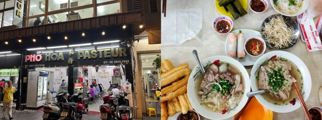 Phở Hòa Pasteur – quán phở lâu đời nổi tiếng ở Sài Gòn