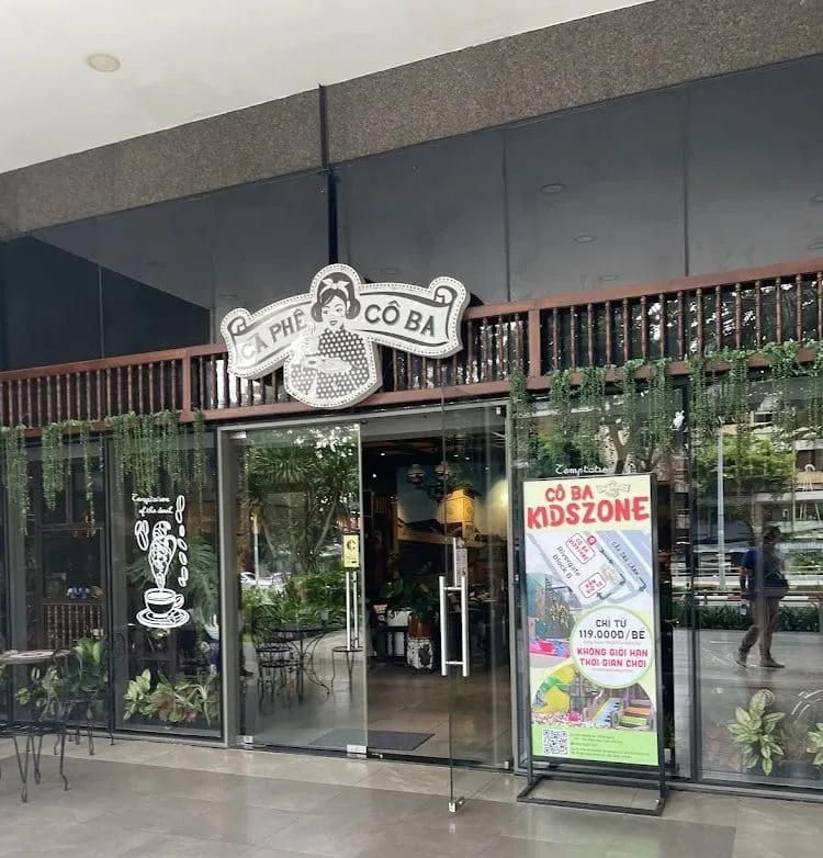 Traditional Vietnamese coffee shop at RiverGate Residence