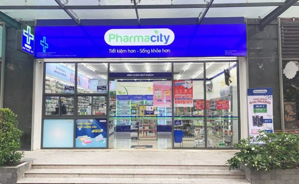 Pharmacity pharmacy store located conveniently at RiverGate Residence
