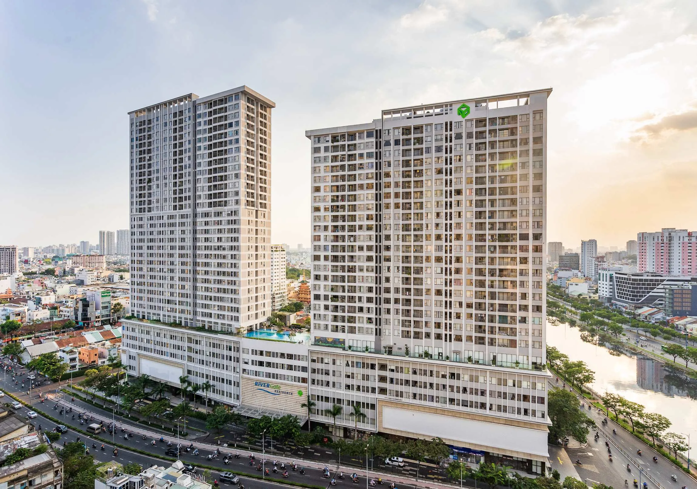 RiverGate Apartment Saigon in District 4 Ho Chi Minh City offering serviced apartments for short-term and long-term rent