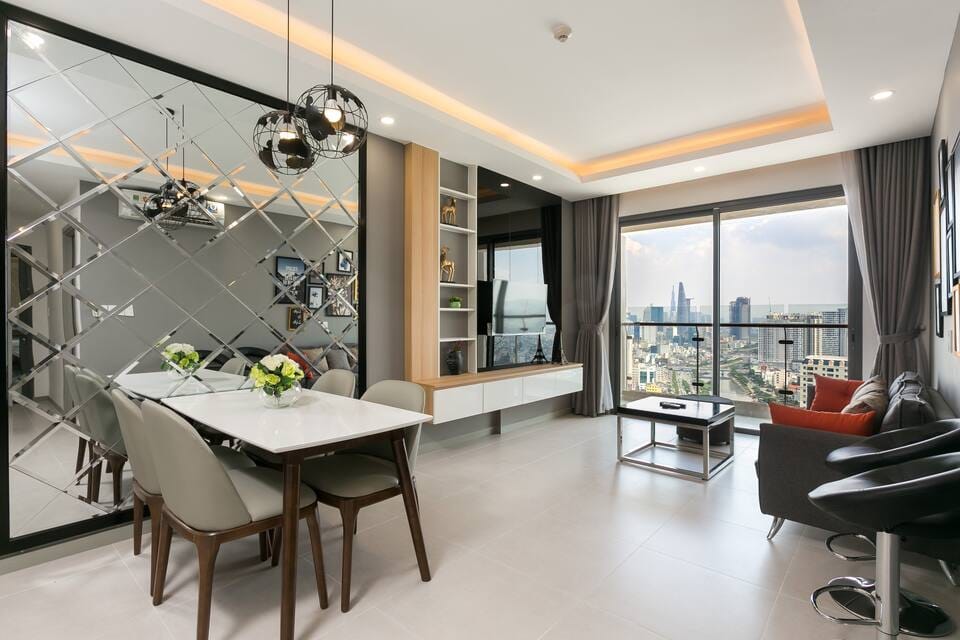 Two-Bedroom apartment for daily rental at RiverGate Residence in Ho Chi Minh City